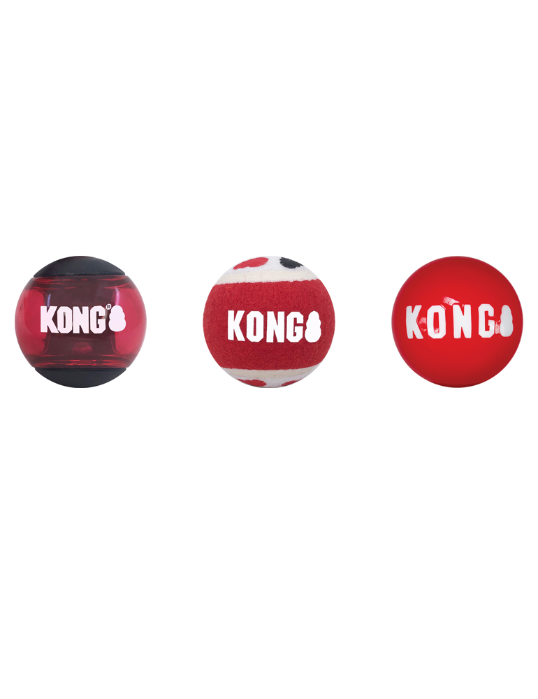 KONG Signature Bälle, 3er Set "L"