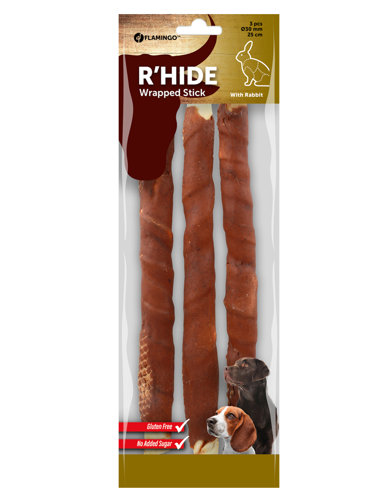 R'Hide Kaustangen Kaninchen 25 cm, 3 Stk.